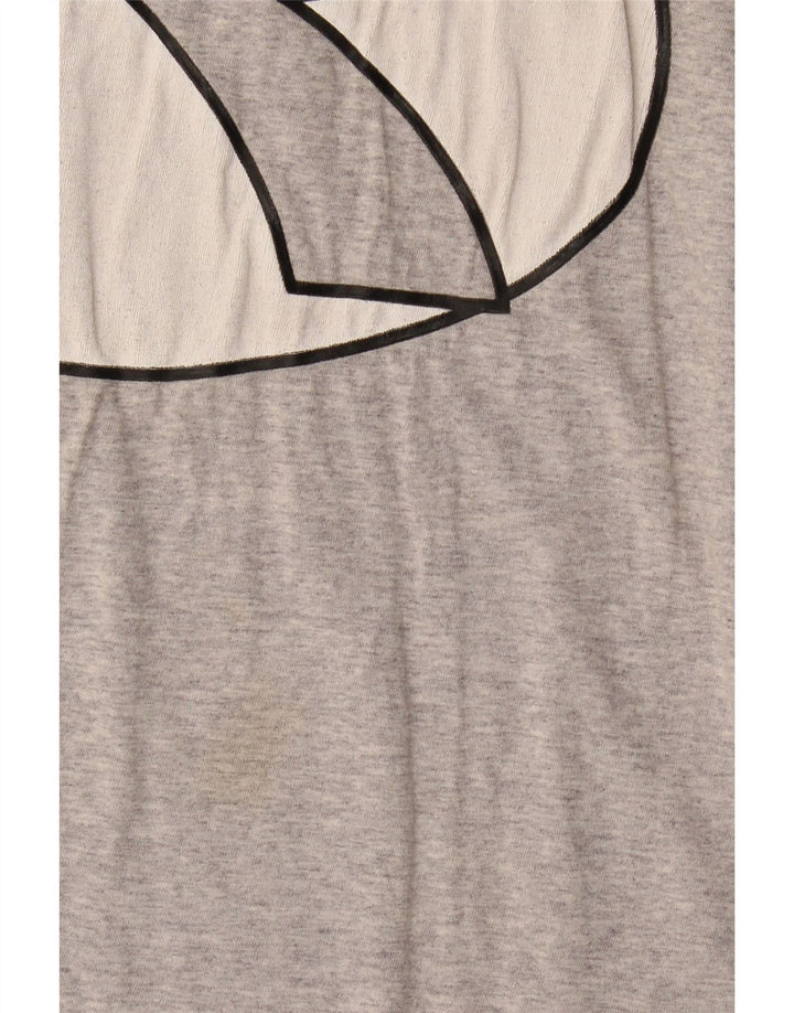 Diadora Mens Graphic T-Shirt Top Large Grey