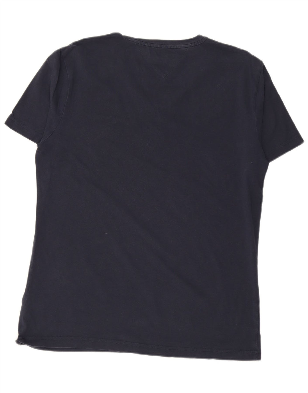TOMMY HILFIGER Mens T-Shirt Top 2XL Navy Blue Cotton