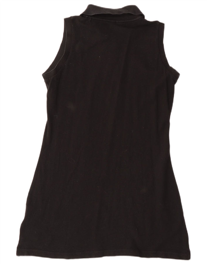 CHAMPION Womens Sleeveless Polo Dress UK 16 Large Black