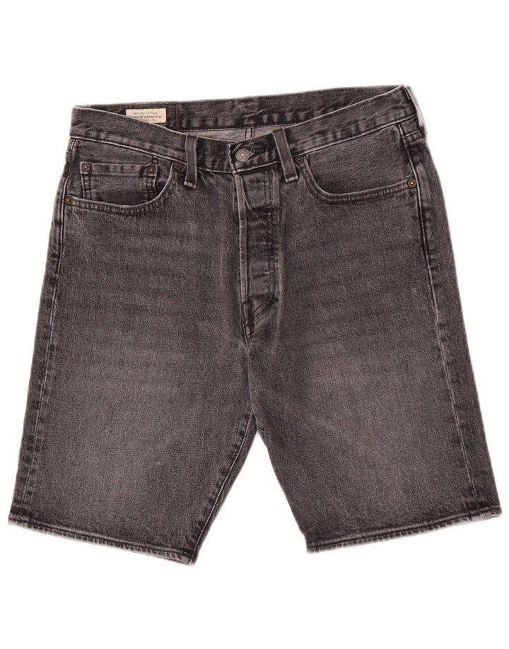 Levi's Mens 501 Denim Shorts W31 Medium Grey Cotton