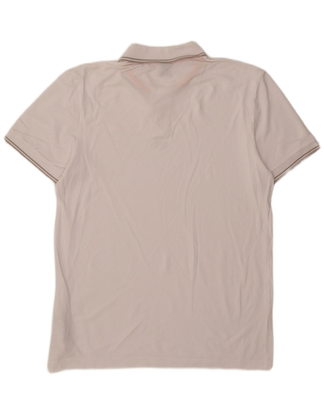 Hugo Boss Mens Polo Shirt Large White Cotton