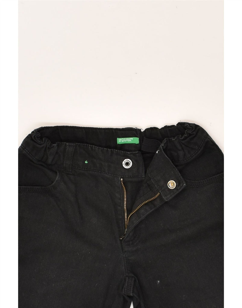 BENETTON Boys Straight Jeans 7-8 Years W24 L23 Black | Vintage Benetton | Thrift | Second-Hand Benetton | Used Clothing | Messina Hembry 