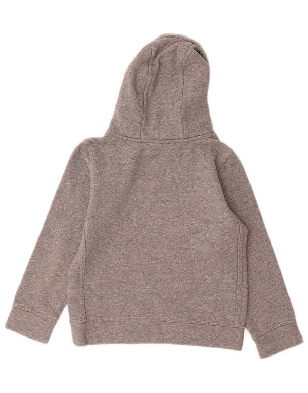 Nike Boys Hoodie Jumper 6-7 Years Large Grey Flecked Cotton