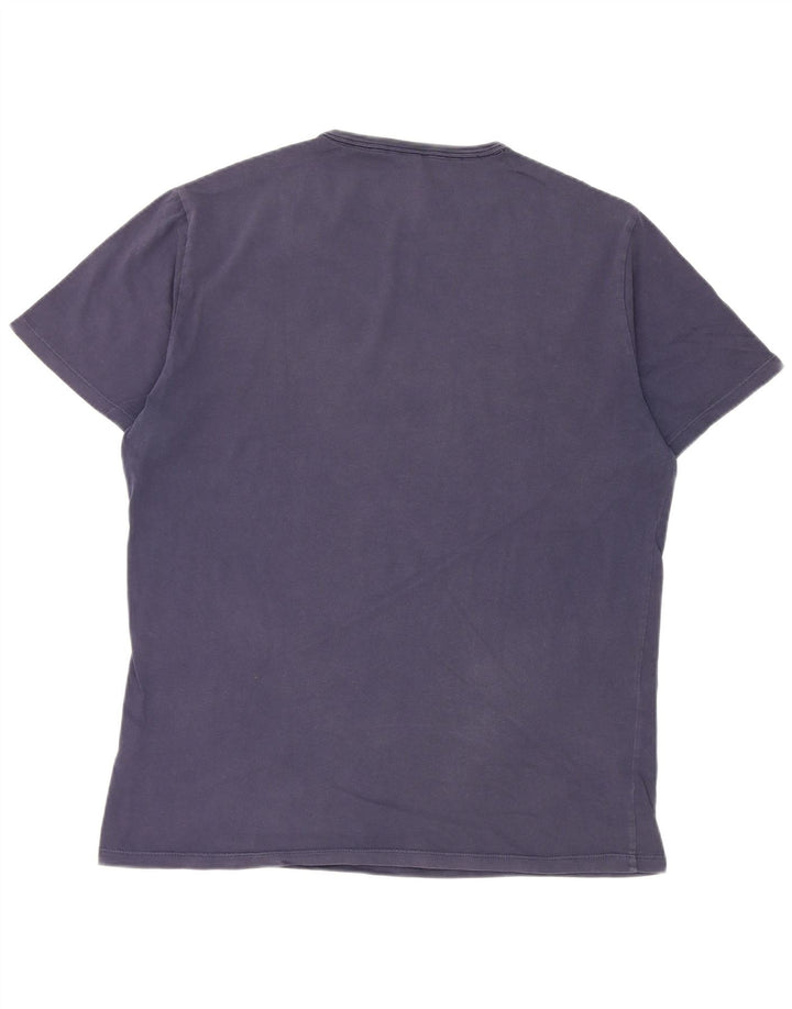 Sun68 Mens Graphic T-Shirt Top 2XL Navy Blue Cotton
