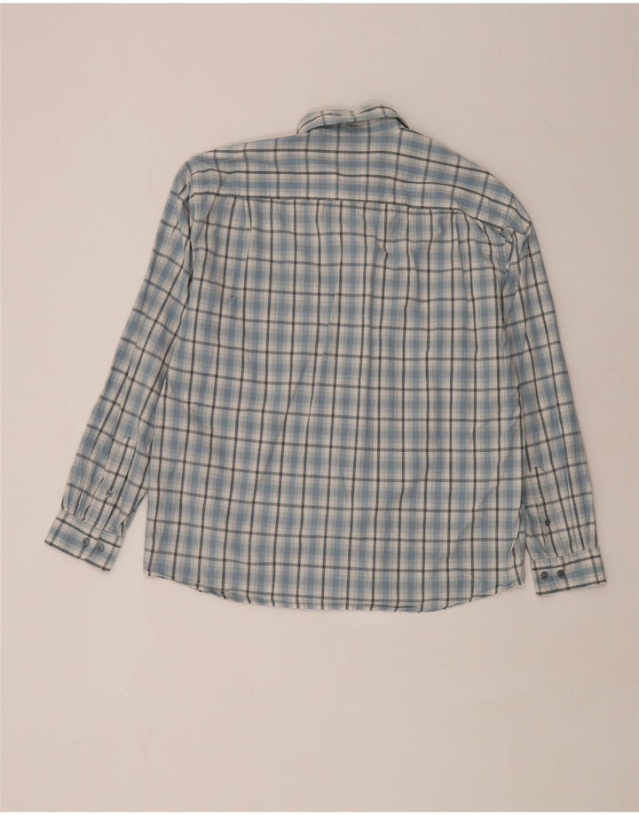 Wrangler Mens Shirt XL Blue Check