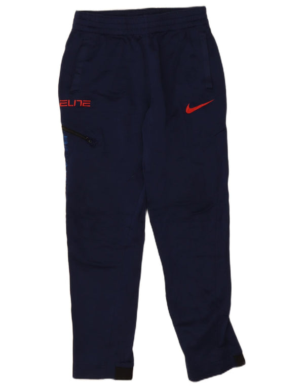 Nike Boys Tracksuit Trousers Joggers 12-13 Years Large Navy Blue