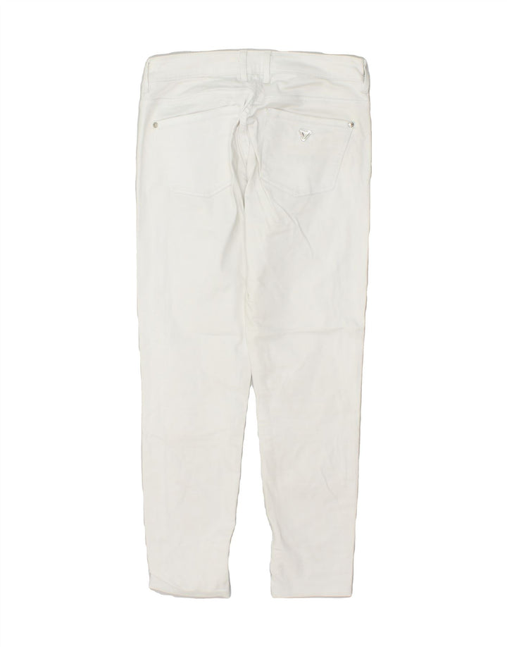 GUESS Womens Slim Jeans W27 L27 White Cotton | Vintage Guess | Thrift | Second-Hand Guess | Used Clothing | Messina Hembry 