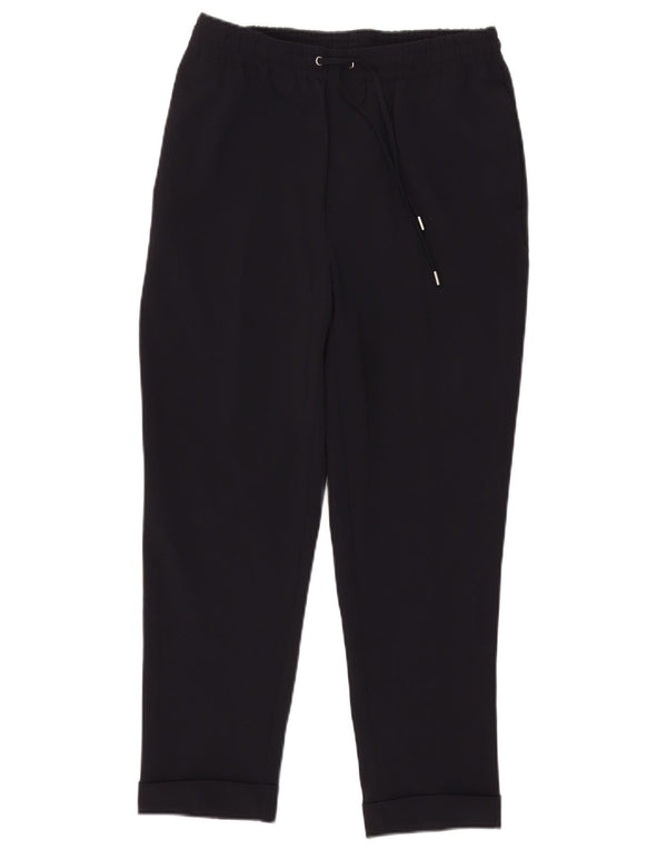 Zara Mens Tracksuit Trousers Joggers Medium  Navy Blue Polyester