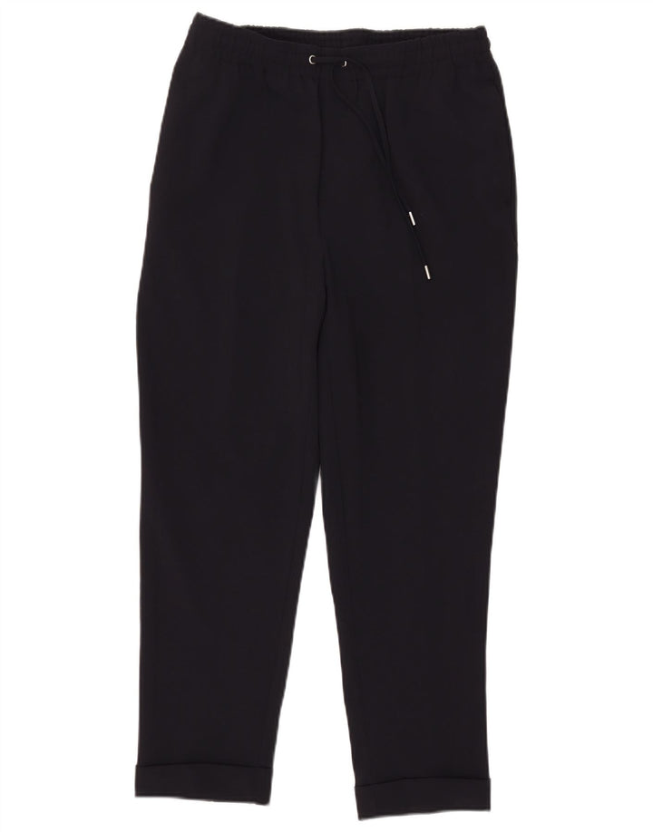 Zara Mens Tracksuit Trousers Joggers Medium  Navy Blue Polyester