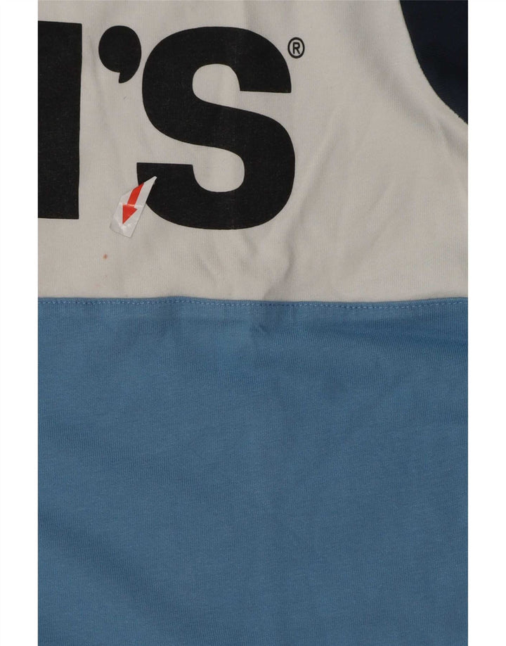 Levi's Mens Graphic T-Shirt Top Small Multicoloured Colourblock