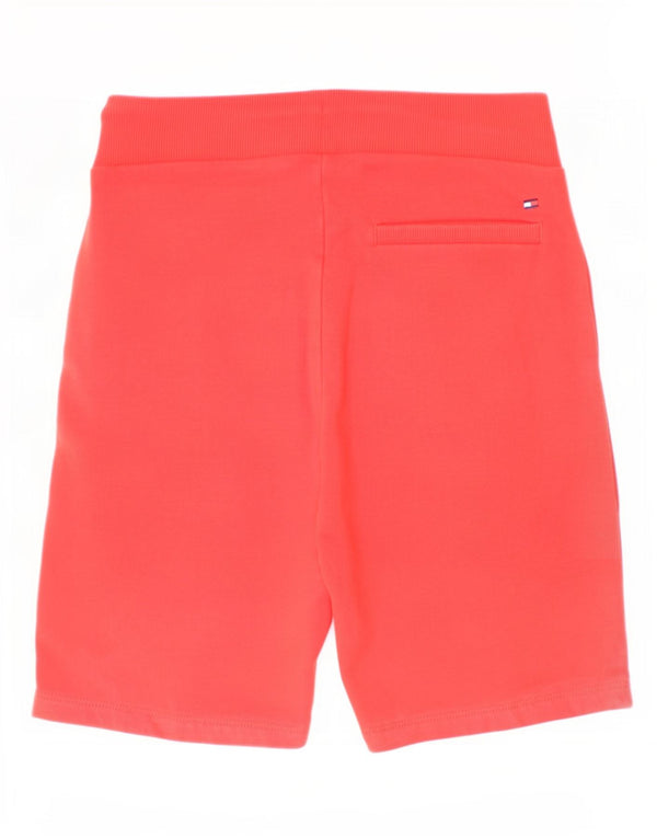 Tommy Hilfiger Boys Graphic Sport Shorts 11-12 Years Red Cotton