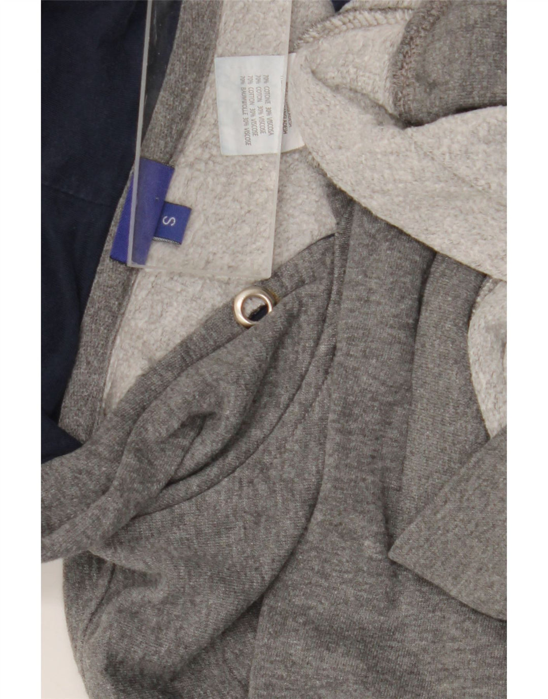 Asics Mens Graphic Hoodie Jumper Small Grey Cotton
