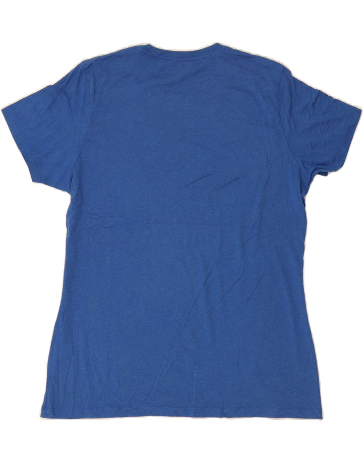 EDDIE BAUER Womens Graphic T-Shirt Top UK 20 2XL Blue Vintage Eddie Bauer and Second-Hand Eddie Bauer from Messina Hembry 