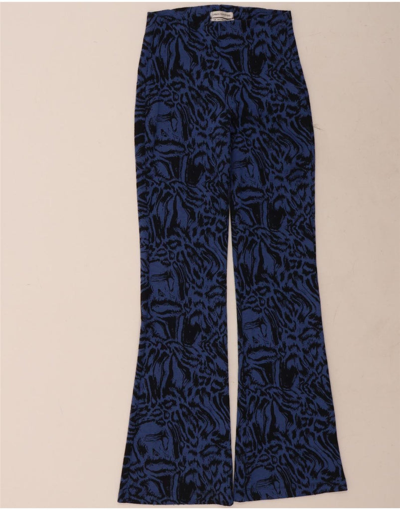 URBAN OUTFITTERS Womens Casual Trousers Small W28 L34 Blue Animal Print Vintage Urban Outfitters and Second-Hand Urban Outfitters from Messina Hembry 