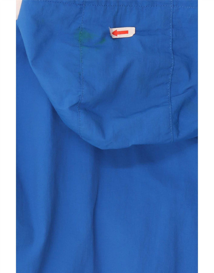 Levi's Boys Hooded Rain Jacket 11-12 Years Blue Colourblock Nylon