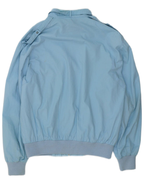 Vintage Mens Military Bomber Jacket UK 36 Small Blue Polyester