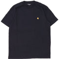 Carhartt Mens T-Shirt Top Medium Navy Blue Cotton