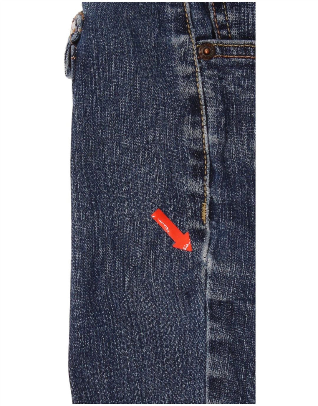 Levi's Womens 524 Super Low Skinny Jeans W36 L31 Blue