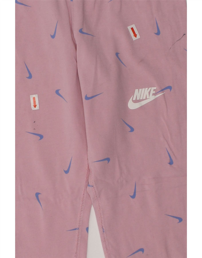 NIKE Girls Tight Fit Graphic Tracksuit Trousers 11-12 Years Medium  Pink | Vintage Nike | Thrift | Second-Hand Nike | Used Clothing | Messina Hembry 