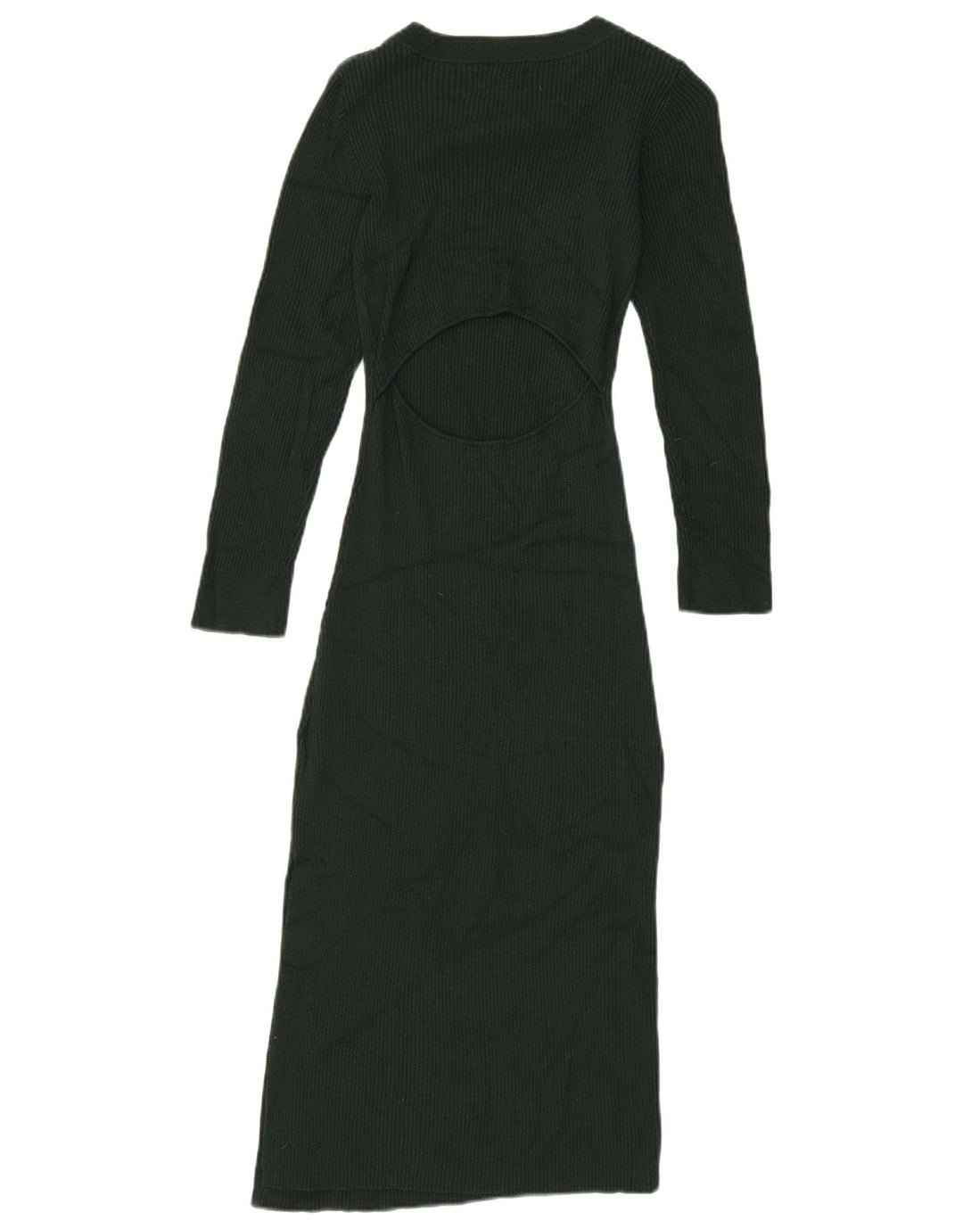 Superdry Womens Knit Bodycon Dress UK 8 Small Green Viscose