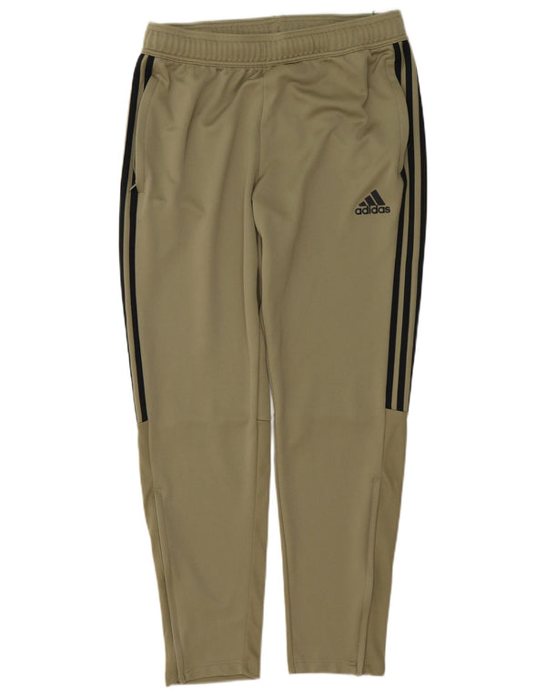 ADIDAS Mens Aeroready Tracksuit Trousers Large  Khaki Polyester
