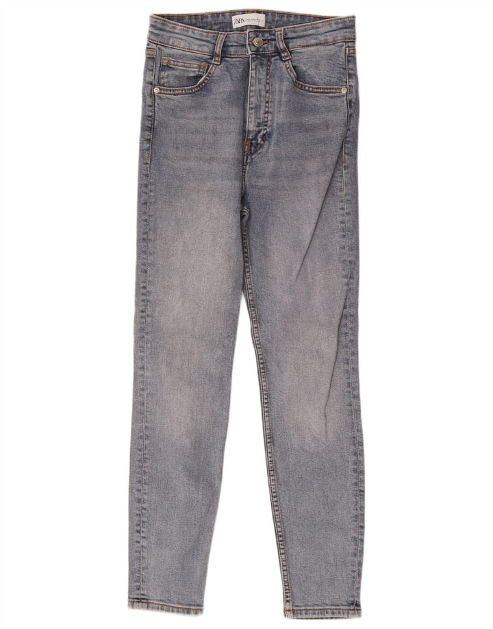 Zara Womens Slim Jeans EU 38 Small W28 L27 Blue Cotton