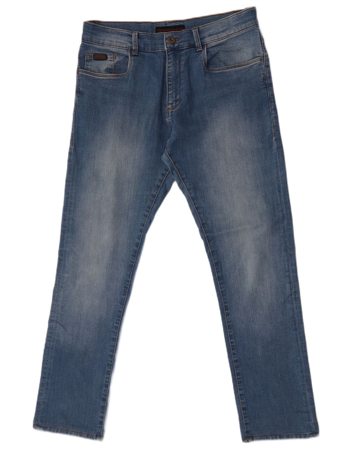 Trussardi Mens Straight Jeans W33 L31 Blue