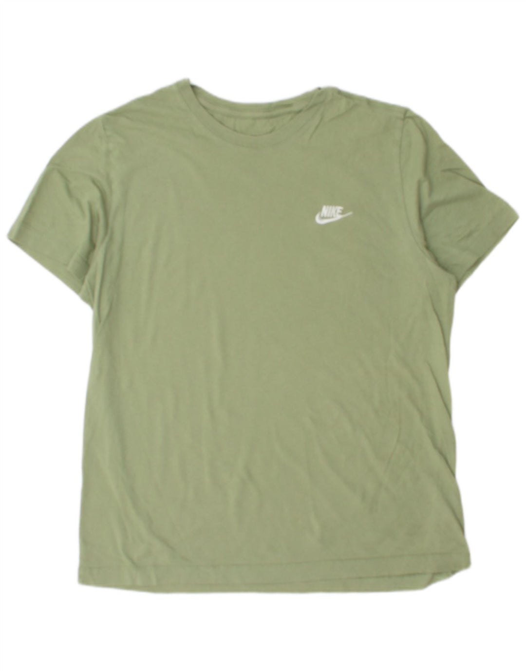 Nike Mens T-Shirt Top Large Green Cotton