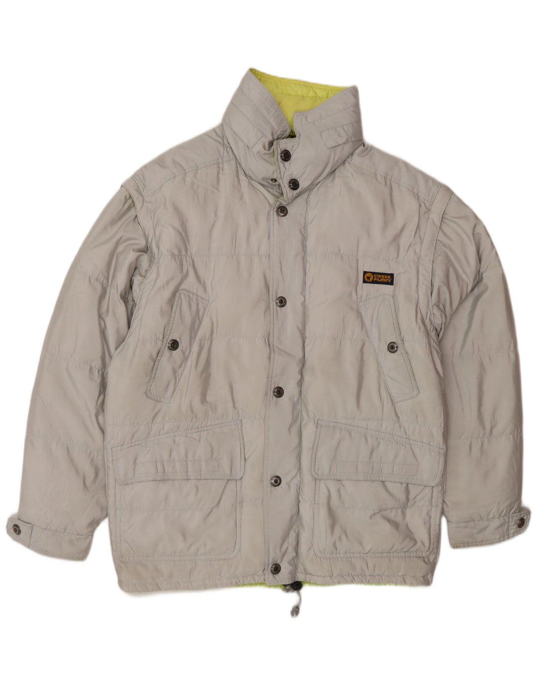 Ciesse Piumini Mens Padded Jacket UK 40 Large Grey Polyester