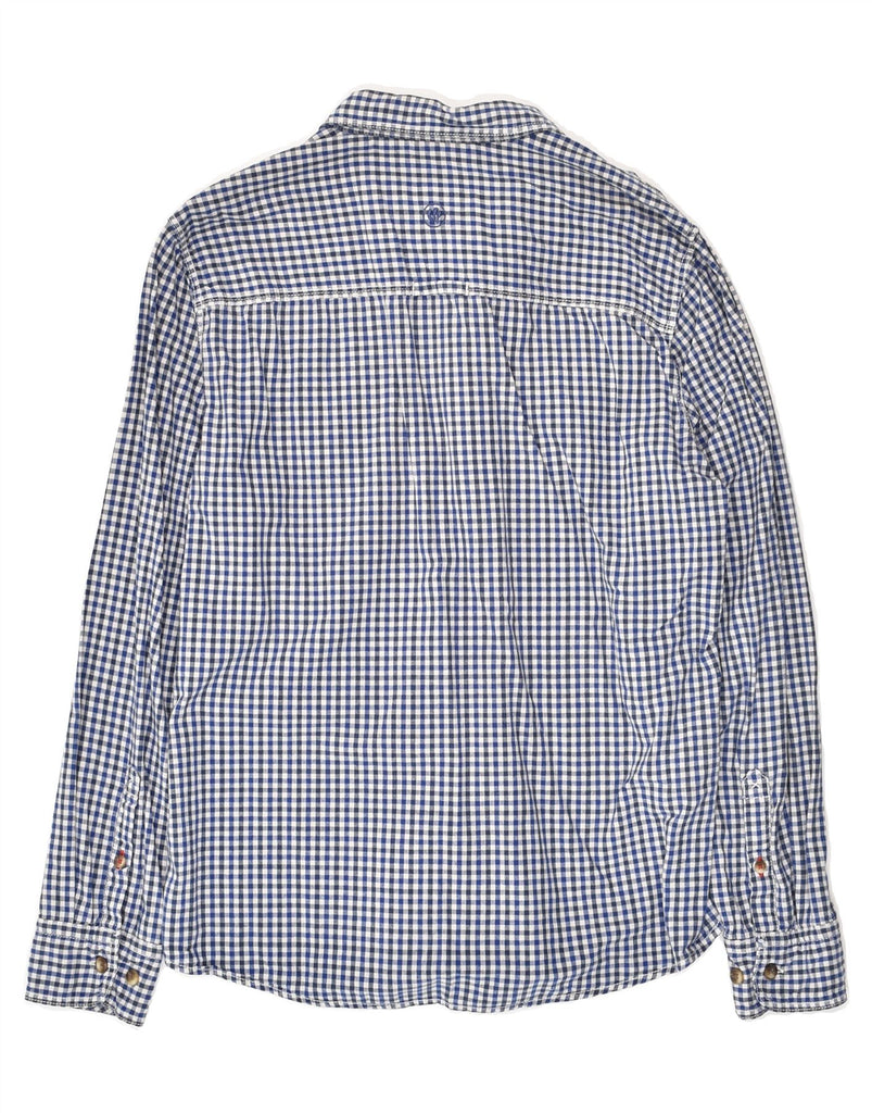 FAT FACE Mens Classic Fit Shirt Medium Blue Check Cotton | Vintage Fat Face | Thrift | Second-Hand Fat Face | Used Clothing | Messina Hembry 