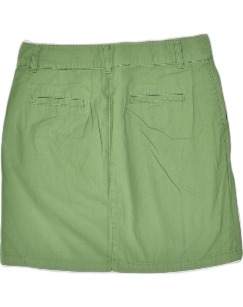 J. CREW Womens Mini Skirt US 8 Medium W30 L16  Green Cotton | Vintage J. Crew | Thrift | Second-Hand J. Crew | Used Clothing | Messina Hembry 