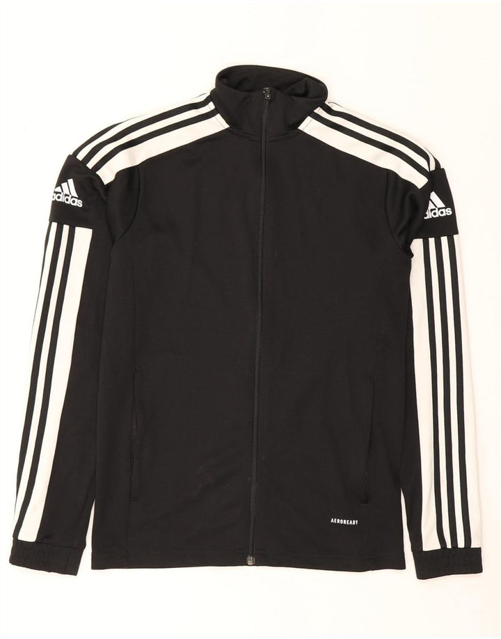 Adidas Mens Aeroready Tracksuit Top Jacket Small Black Polyester