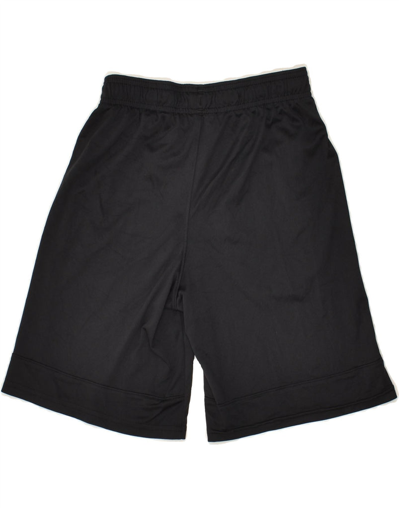 UNDER ARMOUR Boys Graphic Sport Shorts 9-10 Years Medium Black Polyester | Vintage Under Armour | Thrift | Second-Hand Under Armour | Used Clothing | Messina Hembry 