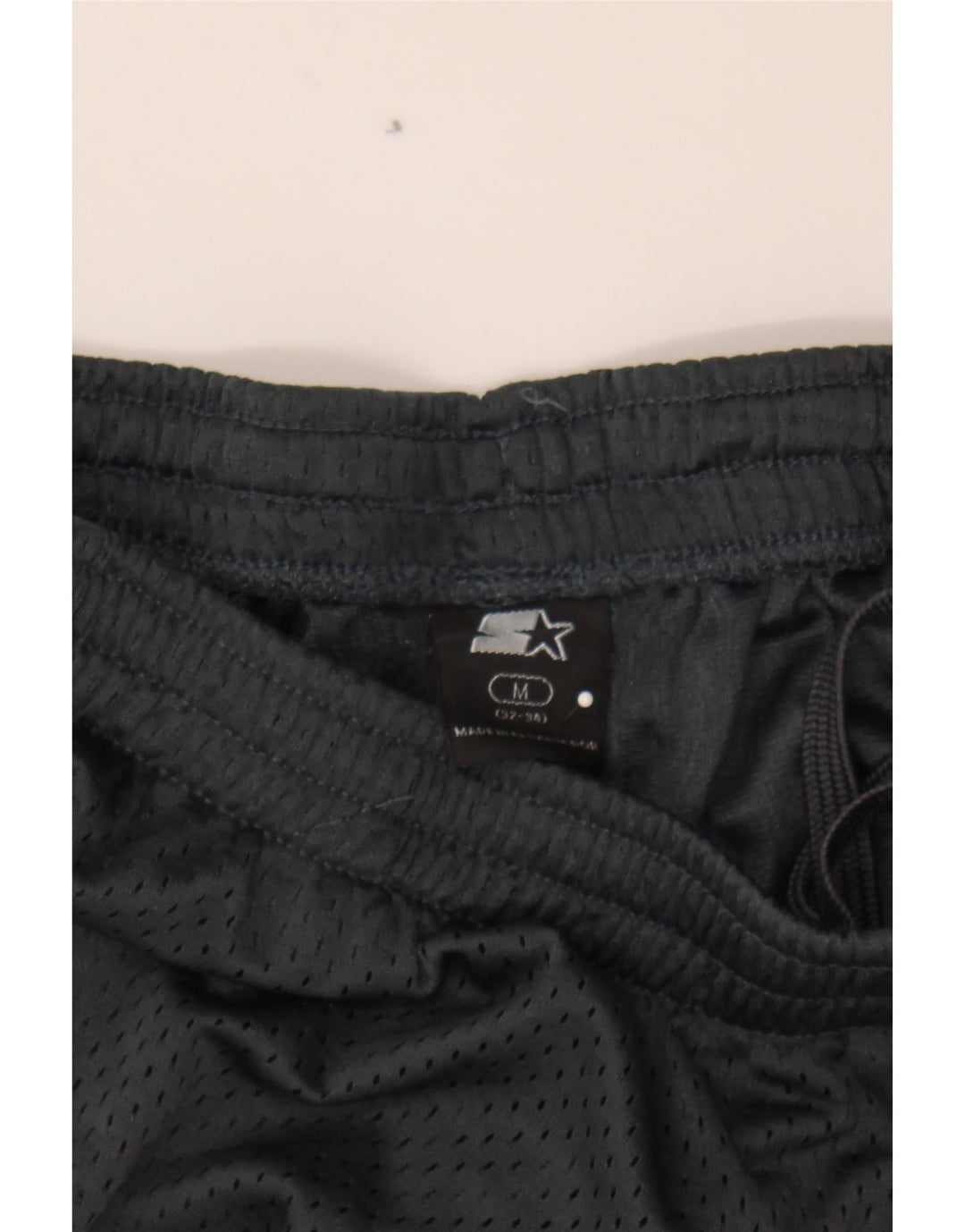 STARTER Mens Sport Shorts UK 32/34 Medium Black Polyester Vintage Starter and Second-Hand Starter from Messina Hembry 