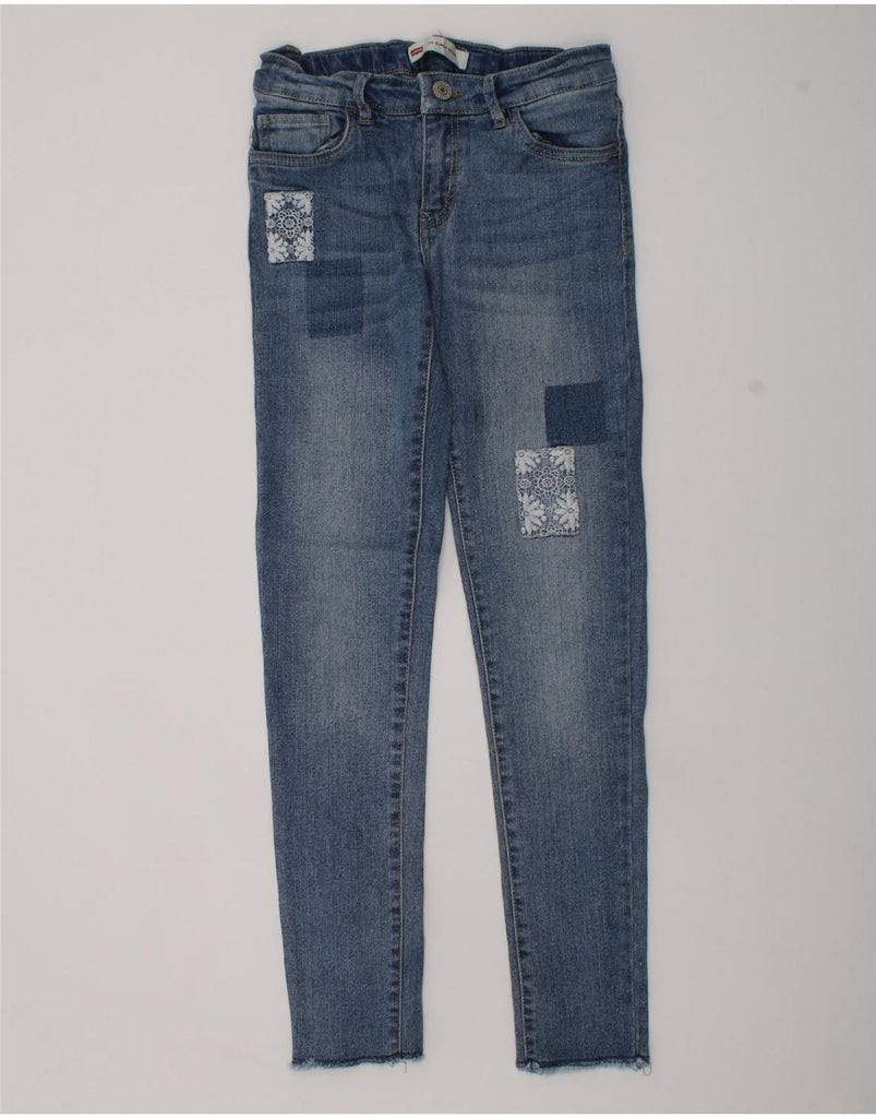 LEVI'S Girls 710 Skinny Jeans 9-10 Years W24 L25  Blue Cotton | Vintage Levi's | Thrift | Second-Hand Levi's | Used Clothing | Messina Hembry 