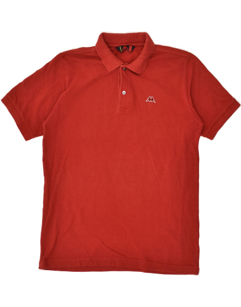 KAPPA Mens Polo Shirt Medium Red Cotton | Vintage Kappa | Thrift | Second-Hand Kappa | Used Clothing | Messina Hembry 