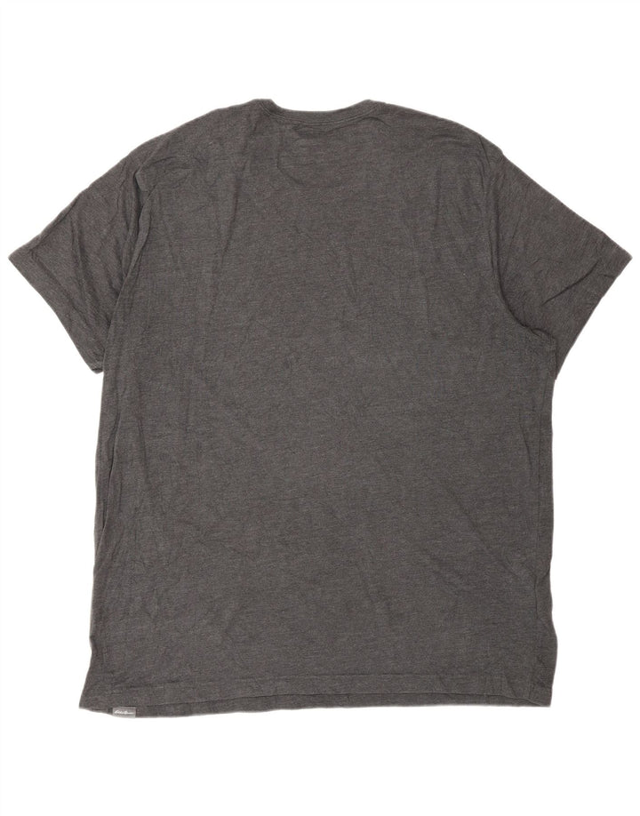 Eddie Bauer Mens Graphic T-Shirt Top XL Grey Cotton