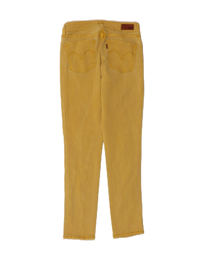 LEVI'S Womens Demi Curve Slim Jeans W27 L28 Yellow Cotton Vintage Levi's and Second-Hand Levi's from Messina Hembry 