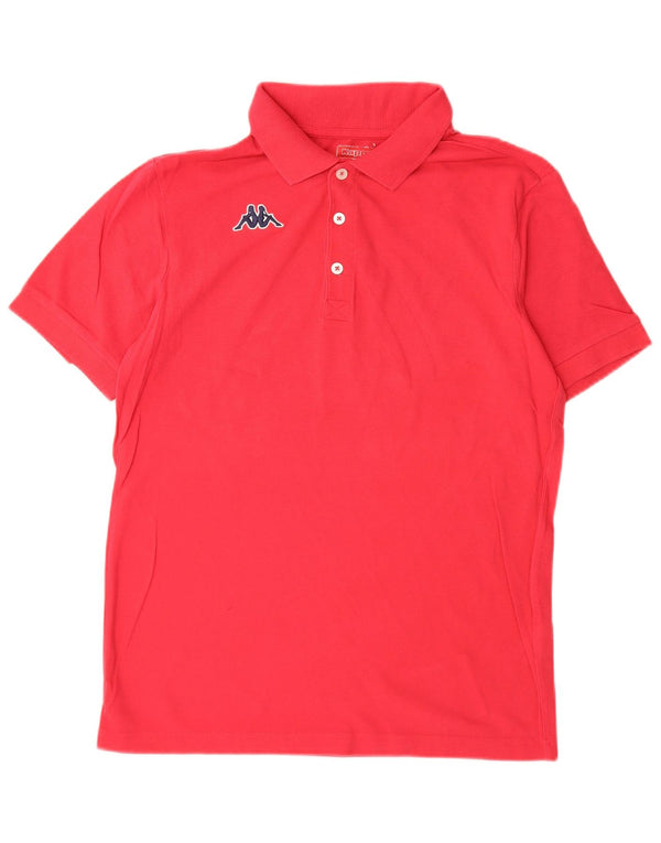 Kappa Mens Polo Shirt Medium Pink Cotton