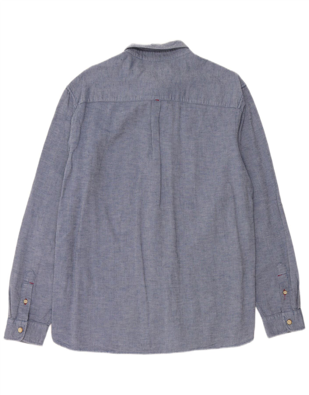 WHITE STUFF Mens Classic Fit Shirt Medium Blue Cotton