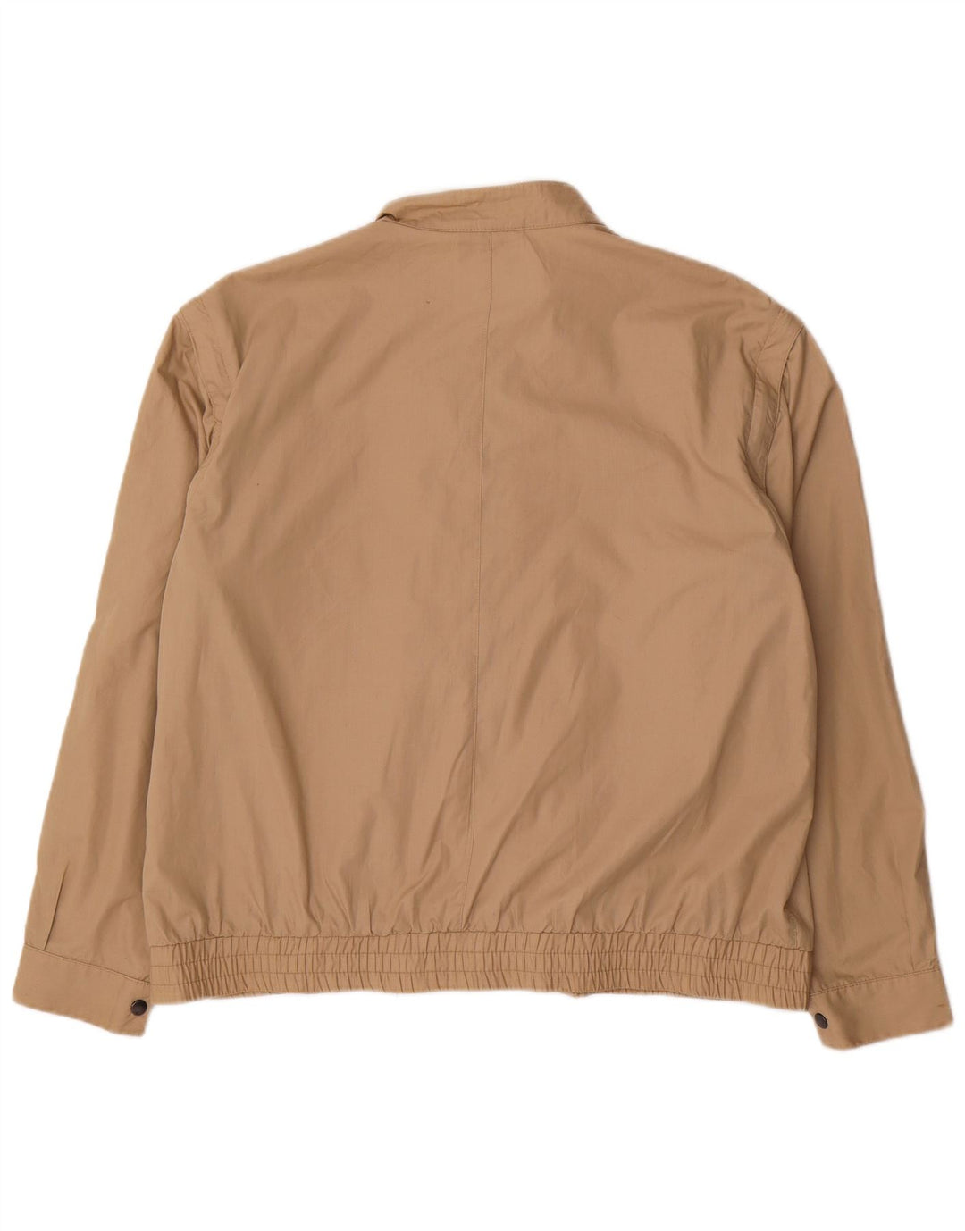 Kingsley Mens Bomber Jacket UK 38 Medium Beige Polyester