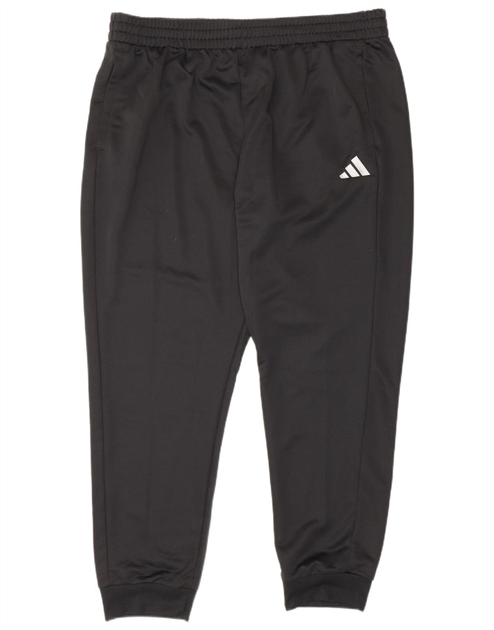 Adidas Mens Tracksuit Trousers Joggers 2XL  Black Polyester