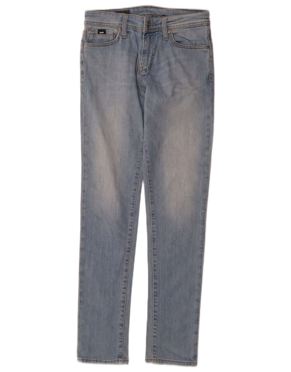 Gas Womens Skinny Jeans W29 L32 Blue Cotton