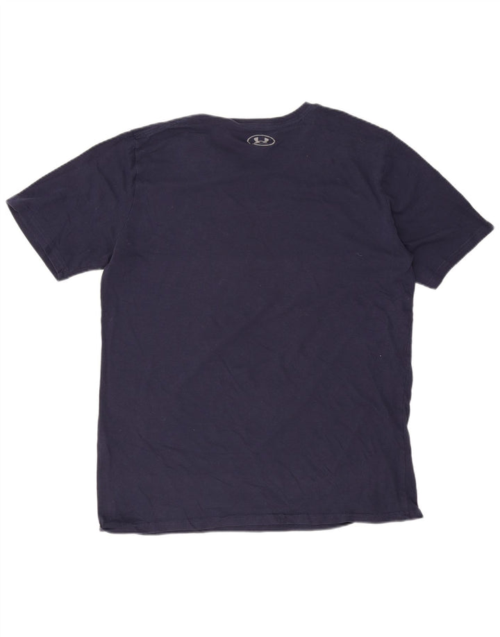 Under Armour Mens Graphic T-Shirt Top Large Navy Blue