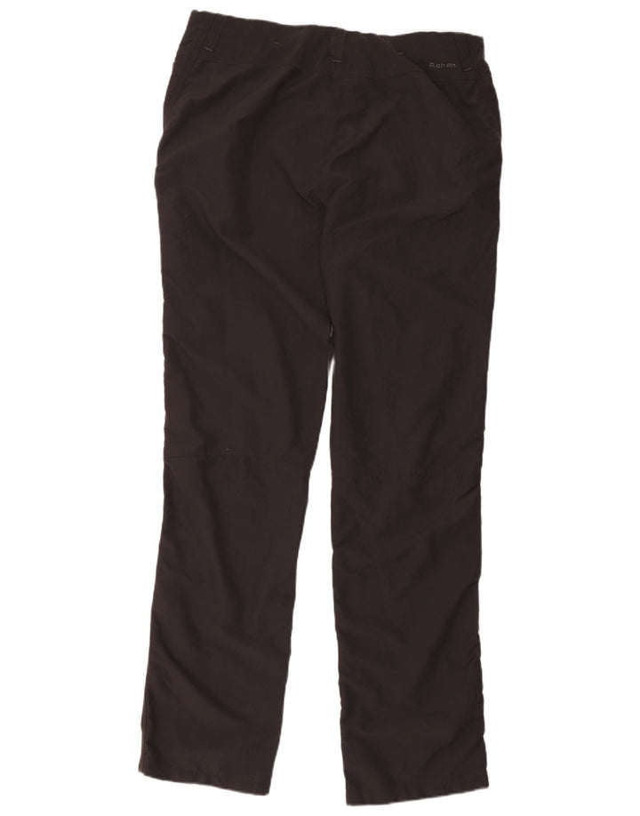 Rohan Womens Slim Cargo Trousers Size 18 W38 L34 Grey Polyamide