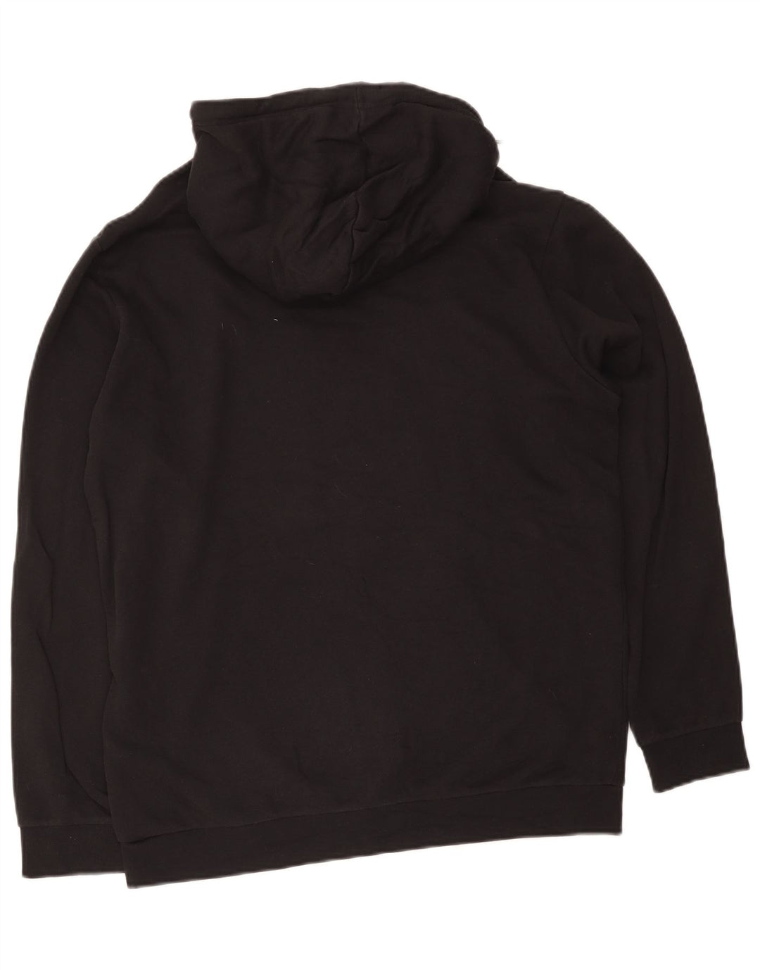 Adidas Mens Hoodie Jumper Large Black Cotton