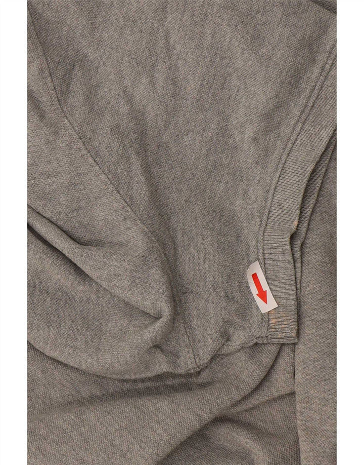 Timberland Mens Polo Shirt XL Grey Flecked Cotton