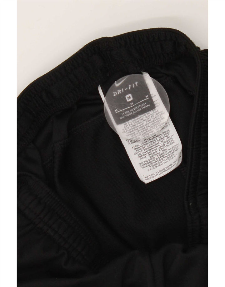 Nike Mens Dri Fit Tracksuit Trousers Medium Black Colourblock Polyester