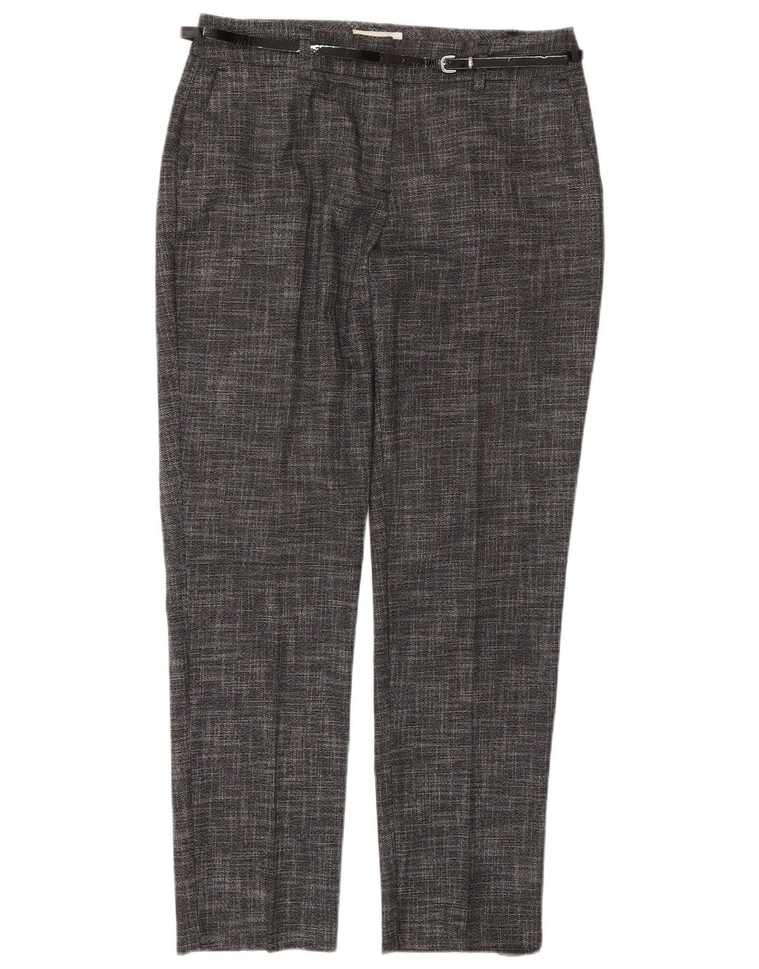 MONSOON Womens Short Casual Trousers UK 10 Small W27 L28  Grey Flecked