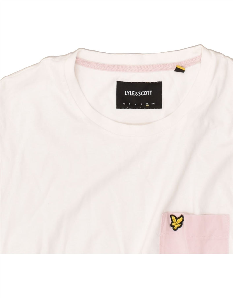 LYLE & SCOTT Womens T-Shirt Top UK 18 XL White Cotton | Vintage Lyle & Scott | Thrift | Second-Hand Lyle & Scott | Used Clothing | Messina Hembry 